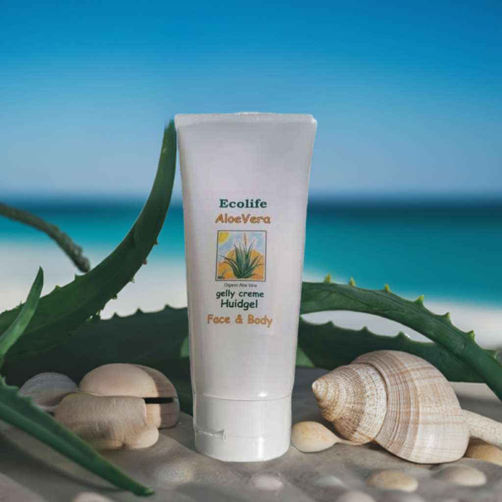 Huid Gel aloe vera ecolife aloe vera creme. Pure huid Gel.
