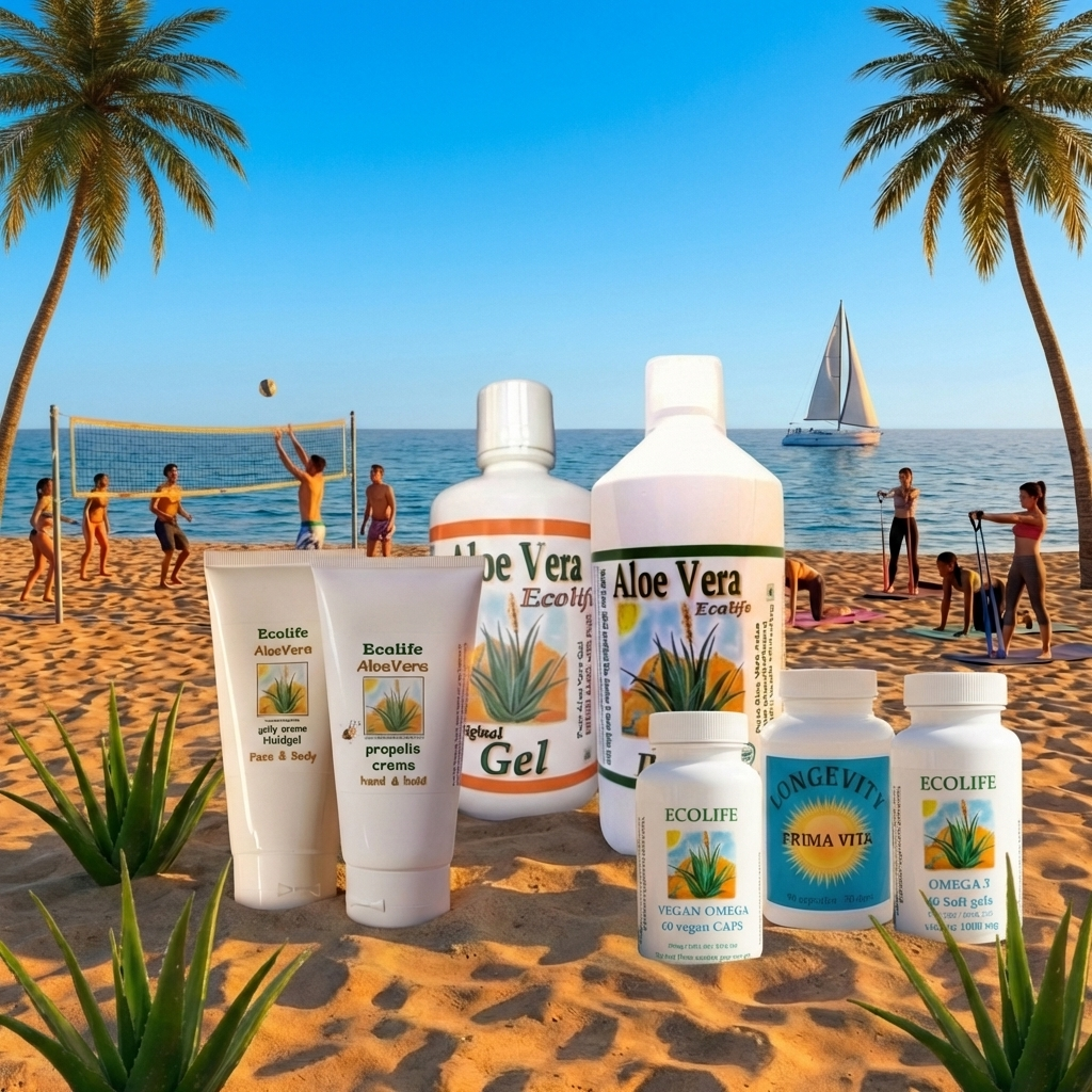 aloe vera producten. Forever shop, altijd open.